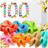 KOLOROWE CIASTECZKA Z WRÓŻBĄ MAGICZNE NA PREZENT GIFT ZESTAW 100 sztuk