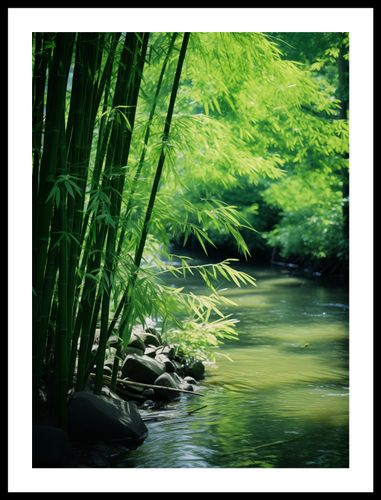 Plakat 40x55cm Spokój Bambusów na Arena.pl