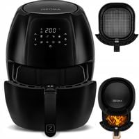 FRYTKOWNICA BEZTŁUSZCZOWA 7,7 L FRYTOWNICA MOCNA 1800W DUŻA AIR FRYER