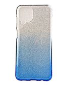 Etui brokatowe Bling do Samsung Galaxy A12 / M12 niebieski