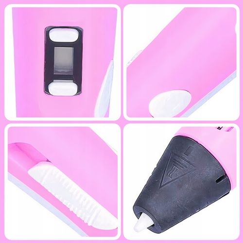 DŁUGOPIS 3D DLA DZIECI DRUKARKA 3D PEN RÓŻOWY + WKŁADY 110M ZESTAW XL na Arena.pl