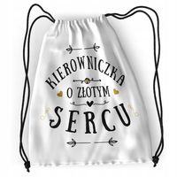 Plecak Kierowniczki Sportowy Szkolny Worek Torba Z Nadrukiem Ze Zdjęciem