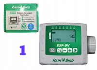STEROWNIK NAWADNIANIA BATERYJNY RAIN BIRD 1 SEKCJA ESP-9V-1 ZEWNĘTRZNY
