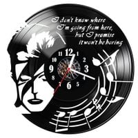Zegar ścienny z płyty winylowej David Bowie 1449.14