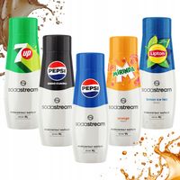 Syrop do saturatora wody Soda Stream Lipton Mirinda Pepsi 7up 5x440ml