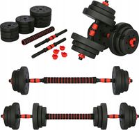 ZESTAW REGULOWANYCH HANTLI SZTANGA GRYFY HANTLE BITUMICZNE 20 kg