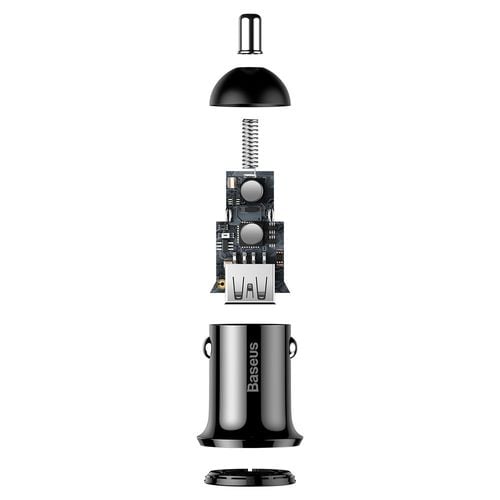 ładowarka samochodowa grain pro 2x usb 4.8a czarny na Arena.pl