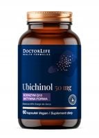 Doctor Life Ubichinol 50mg Koenzym Q10 Aktywna Forma Serce Krążenie 60kaps