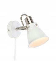 KINKIET MARKSLOJD ALTON 1X40W E14 BIAŁA 107857