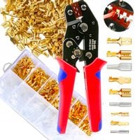 Zaciskarka praska konektorów duży zestaw samochodowych złącza 450 ELEMENTÓW