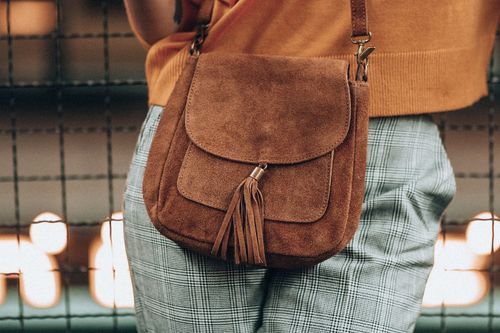 Torebka skórzana Damska Zamszowa Listonoszka retro X40 na Arena.pl