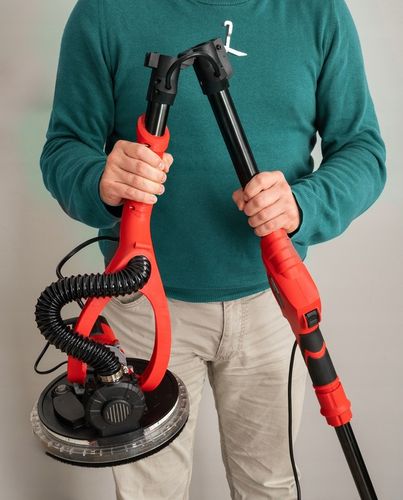 SZLIFIERKA DO GIPSU ŻYRAFA GŁADZI TYNKÓW LED Z ODSYSEM PAPIER WALIZKA WOREK na Arena.pl