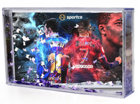 Akwarium - Ramka wodna 3D - Mbappe, Ronaldo, Messi