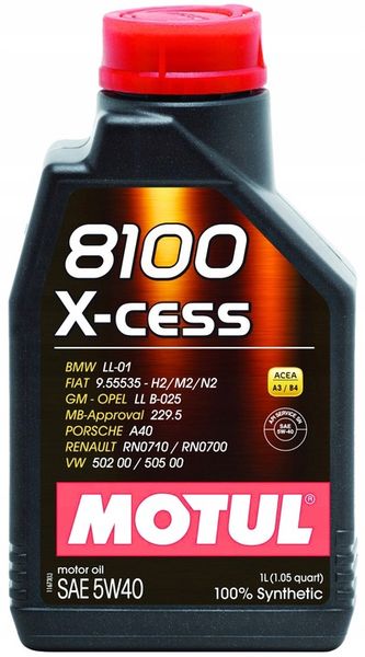 OLEJ MOTUL 8100 X-CESS 5W40 1L zdjęcie 1
