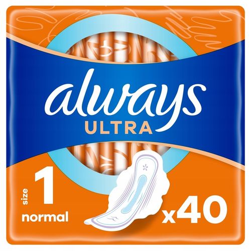 Always Ultra Normal Podpaski ze skrzydełkami 40 szt na Arena.pl