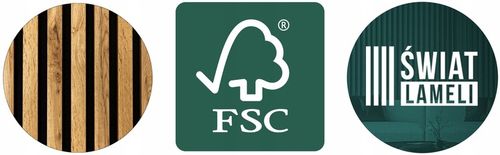 Lamele ścienne na Płycie Dąb Wotan Panel Panele POLSKIE PREMIUM - 275x46 cm na Arena.pl