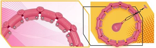 HULA HOP ODCHUDZAJĄCY SMART Z OBCIĄŻNIKIEM OBCIĄŻENIEM HULAHOP ODCHUDZAJĄCE na Arena.pl