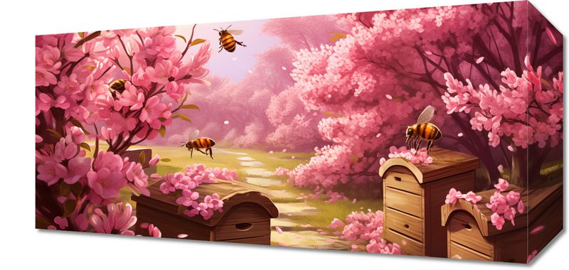 Obraz 40x20cm Życie w Ulach zdjęcie 1