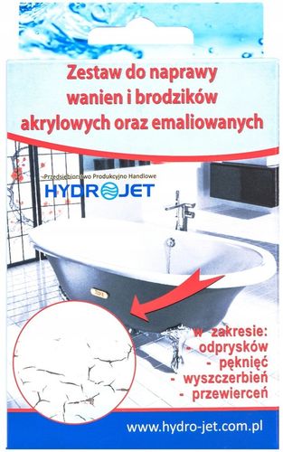 NAPRAWCZY ZESTAW DO WANIEN BRODZIKÓW AKRYLOWYCH EMALIOWANYCH NAPRAWA na Arena.pl