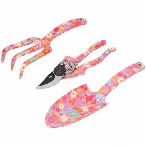 ZESTAW NARZĘDZI OGRODOWYCH FLOWER 3 SZT FORESTER zdjęcie 1