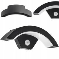 Kinkiet zewnętrzny lampa elewacyjna CZUJNIK RUCHU