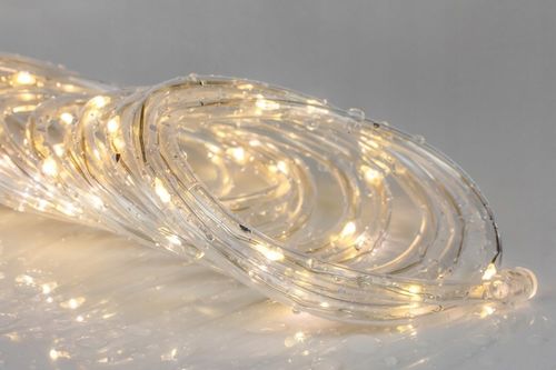 WĄŻ LED LAMPKI ZEWNĘTRZNE CHOINKOWE FLASH TRYBY TIMER IP67 230V CIEPŁY 20m na Arena.pl