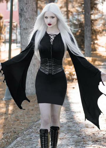 przebranie sukienka nietoperz wampirzyca na Arena.pl