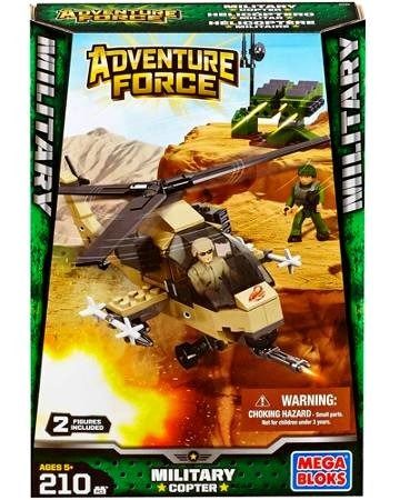 Klocki Mega Bloks Armia helikopter 210el. na Arena.pl