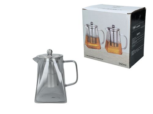 Czajnik szklany z sitkiem wzór 17 na Arena.pl