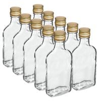 butelka szklana 10szt.  piersiówka 200ml