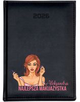 KALENDARZ A4 2026 DZIENNY terminarz nadruk UV DLA MAKIJAŻYSTKI + IMIĘ