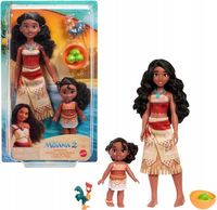 Disney Lalka Księżniczka Vaiana z Siostrą Simea Heihei Figurki