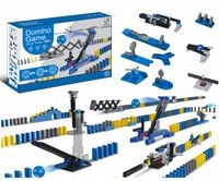 DOMINO Z PRZESZKODAMI I WYRZUTNIAMI 120 ELEMENTÓW BRICKS GAME BLD