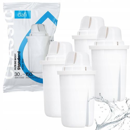 Oryginalny filtr wody Dafi Classic do dzbanka szklanego Dafi Crystal - 4x na Arena.pl