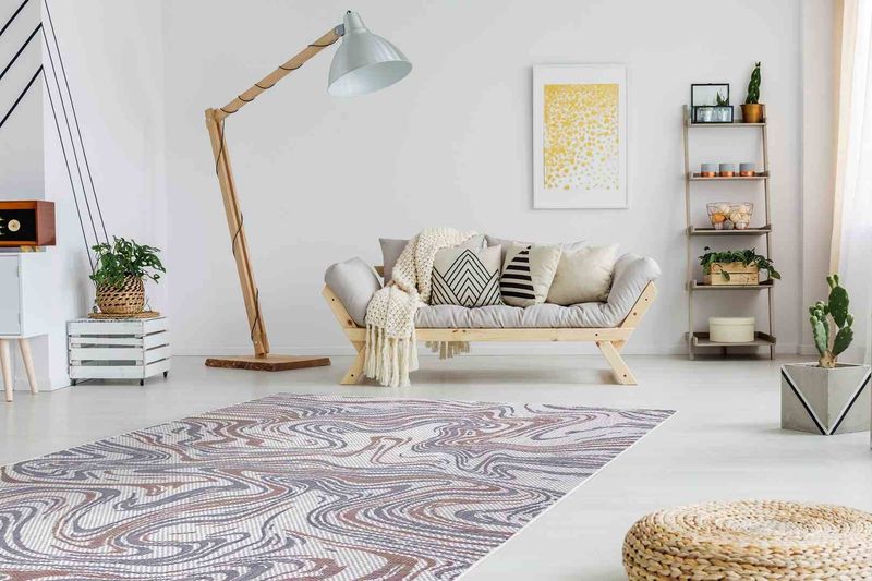 RUG/LU/VINEA/WAVES/CREAM+BLUE/80x150 zdjęcie 2