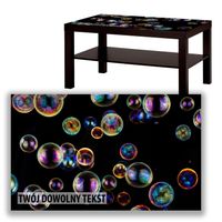 BLAT SZKLANY IKEA LACK Bańki z Twoim napisem 90x55cm 004a