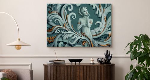 Obraz Do Salonu Sypialni Grecka MEDUZA Abstrakcja 3D Kobieta 120cm x 80cm na Arena.pl