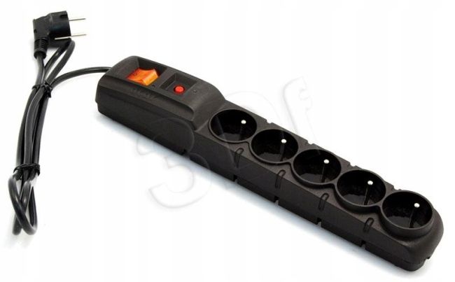 ACAR F5 listwa przeciwprzepięciowa 5 gniazd 1,5m zdjęcie 7