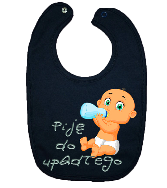 Śliniaczek Bawełniany Piję do Upadłego zdjęcie 1