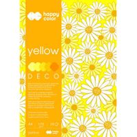 BLOK A4 170G DECO YELLOW HAPPY COLOR 5905130004995