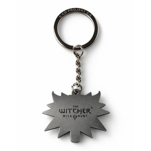 Wolf Medallion | 8 cm | Metal | Brelok Gamingowy | Witcher na Arena.pl