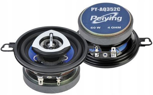 Głośniki samochodowe 60W Peiying PY-AQ352C na Arena.pl