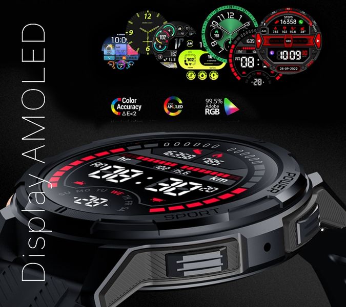 Smartwatch Męski Rubicon RNCF26-1 BLACK zdjęcie 6