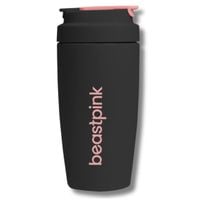 Kubek termiczny 500 ml Grey BeastPink ze stali nierdzewnej - GymBeam