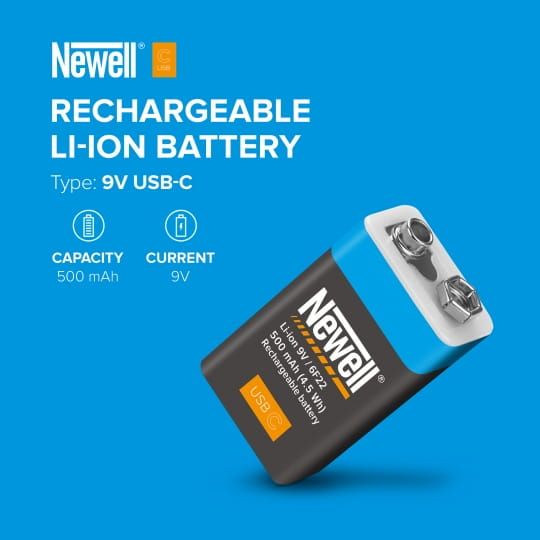 Newell Akumulator 9 V USB-C 500 mAh zdjęcie 7