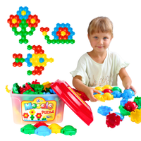 Klocki Mozaika Zestaw 52 Sztuki Klocki Konstrukcyjne Technok 3619