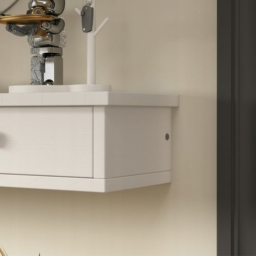 Półka wisząca biała do sypialni loft na Arena.pl