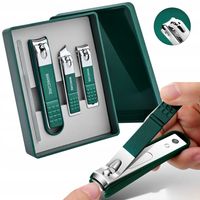 OBCINACZ DO GRUBYCH PAZNOKCI ZESTAW 4w1 CĄŻKI OBCINACZKI Stal Nierdzewna