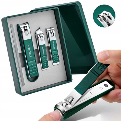 OBCINACZ DO GRUBYCH PAZNOKCI ZESTAW 4w1 CĄŻKI OBCINACZKI Stal Nierdzewna na Arena.pl