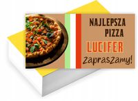 Wizytówki firmowe Foliowane 1000szt duży wybór wzorów PIZZERIA PIZZA